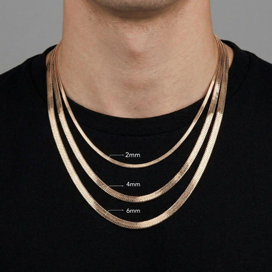 CADENA EGIPCIA ORO LAMINADO 18K