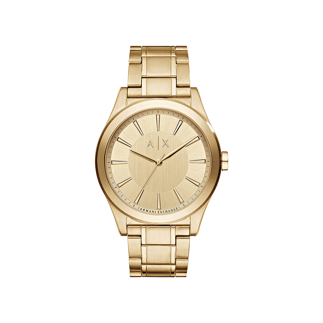 Reloj Armani Exchange Hombre AX2321 Oro Laminado 18K Italiano