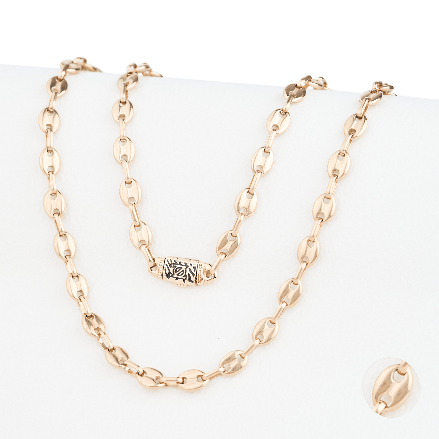 CADENA ANCLA ORO LAMINADO 18K