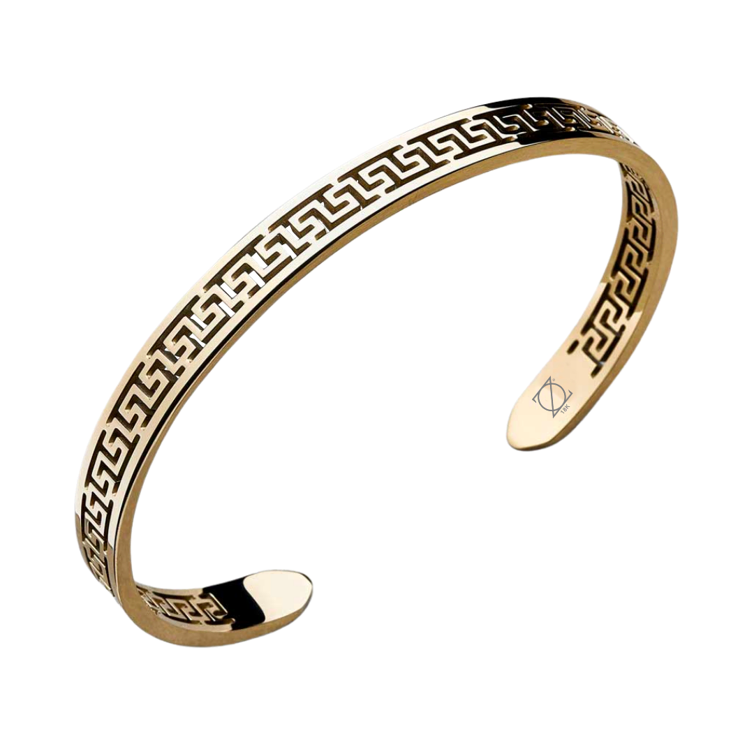 Brazalete Calado Oro 18k Laminado