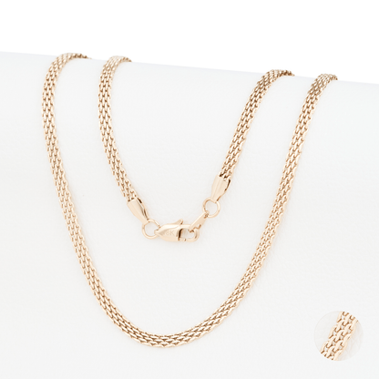 Cadena Chinesca Oro Laminado 18k