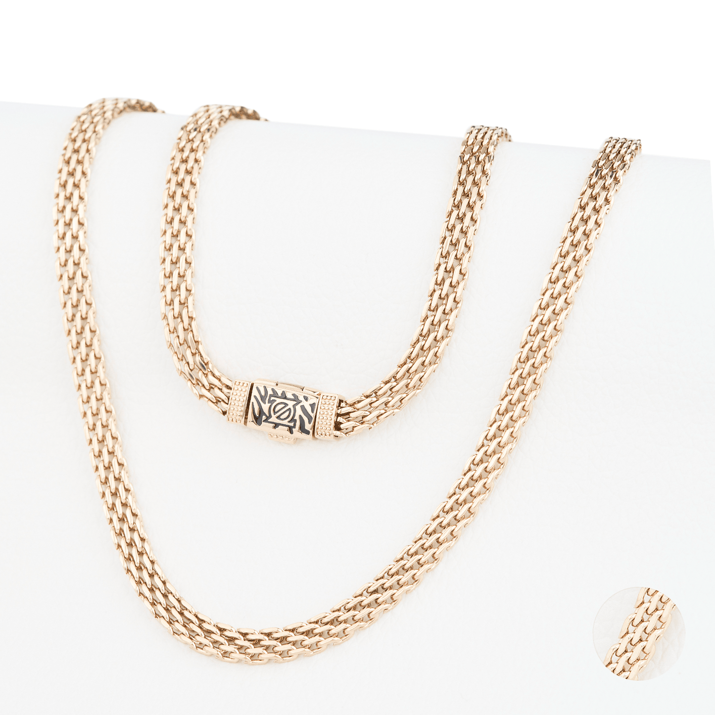 Cadena Chinesca Oro Laminado 18k