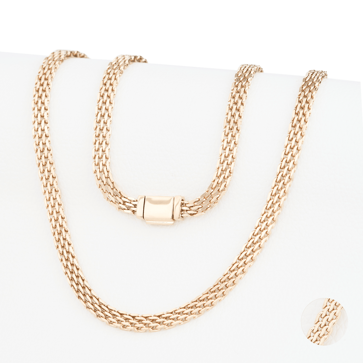 Cadena Chinesca Oro Laminado 18k