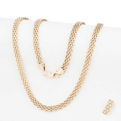 Cadena Chinesca Oro Laminado 18k