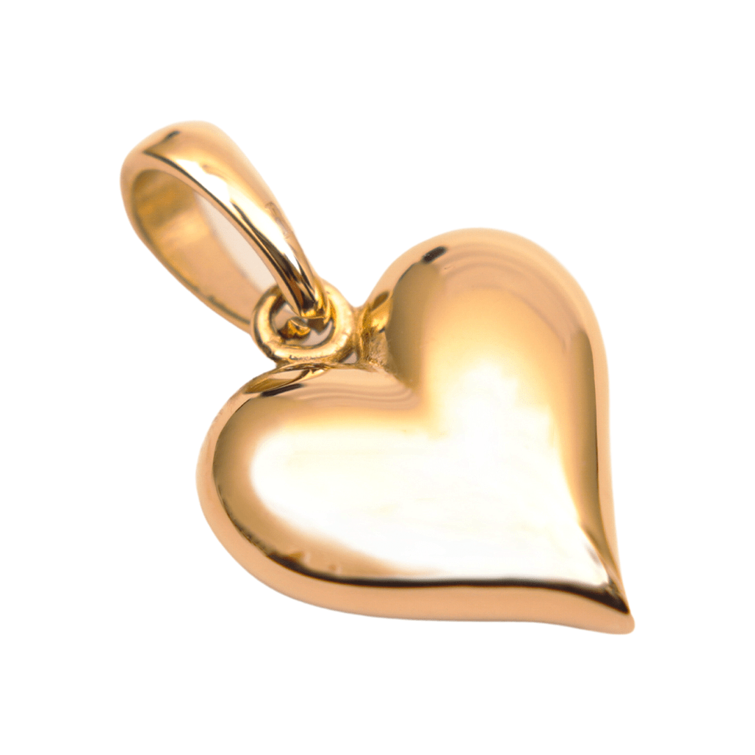 Colgante Corazón Oro Laminado 18k