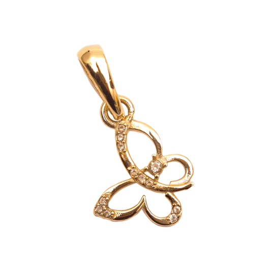 Colgante Mariposa Oro Laminado 18k