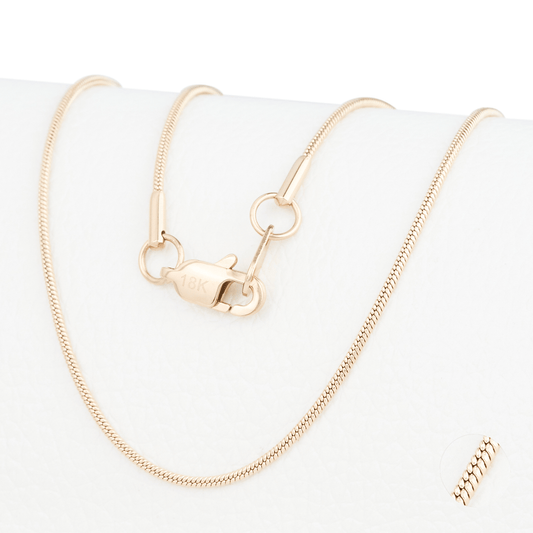 CADENA MUJER CORDÓN ORO LAMINADO 18K