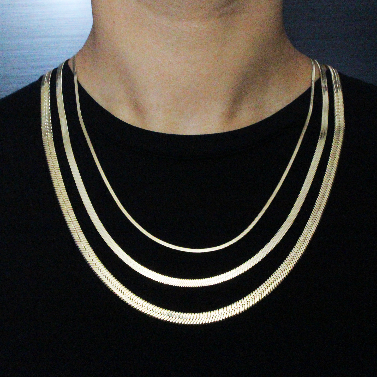 CADENA EGIPCIA ORO LAMINADO 18K