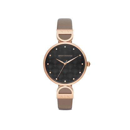 Armani Exchange Brooke Reloj De Mujer Con Esfera Negra - AX5329