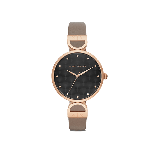 Armani Exchange Brooke Reloj De Mujer Con Esfera Negra - AX5329