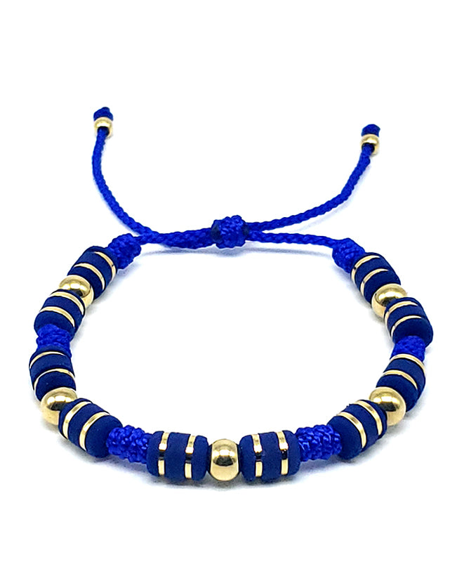 PULSERA BLUE ROYALTY ORO LAMINADO 18K