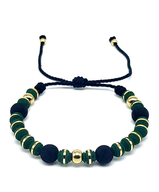 PULSERA GREEN DELUXE ORO LAMINADO 18K