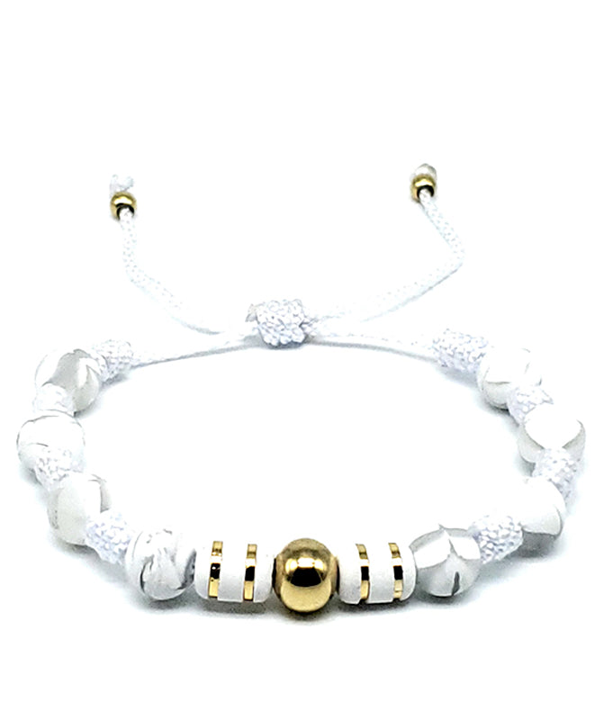 PULSERA WHITE GOLD ORO LAMINADO 18K