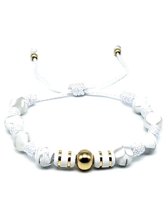 PULSERA WHITE GOLD ORO LAMINADO 18K