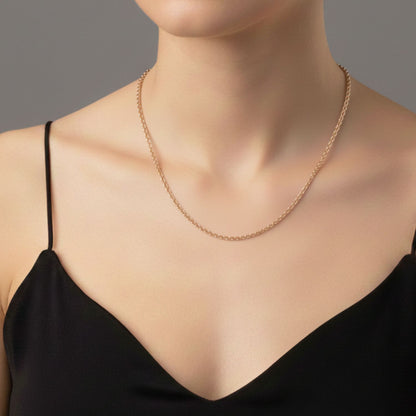 CADENA ROLO ORO LAMINADO 18K