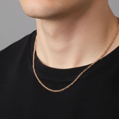 CADENA ROLO ORO LAMINADO 18K