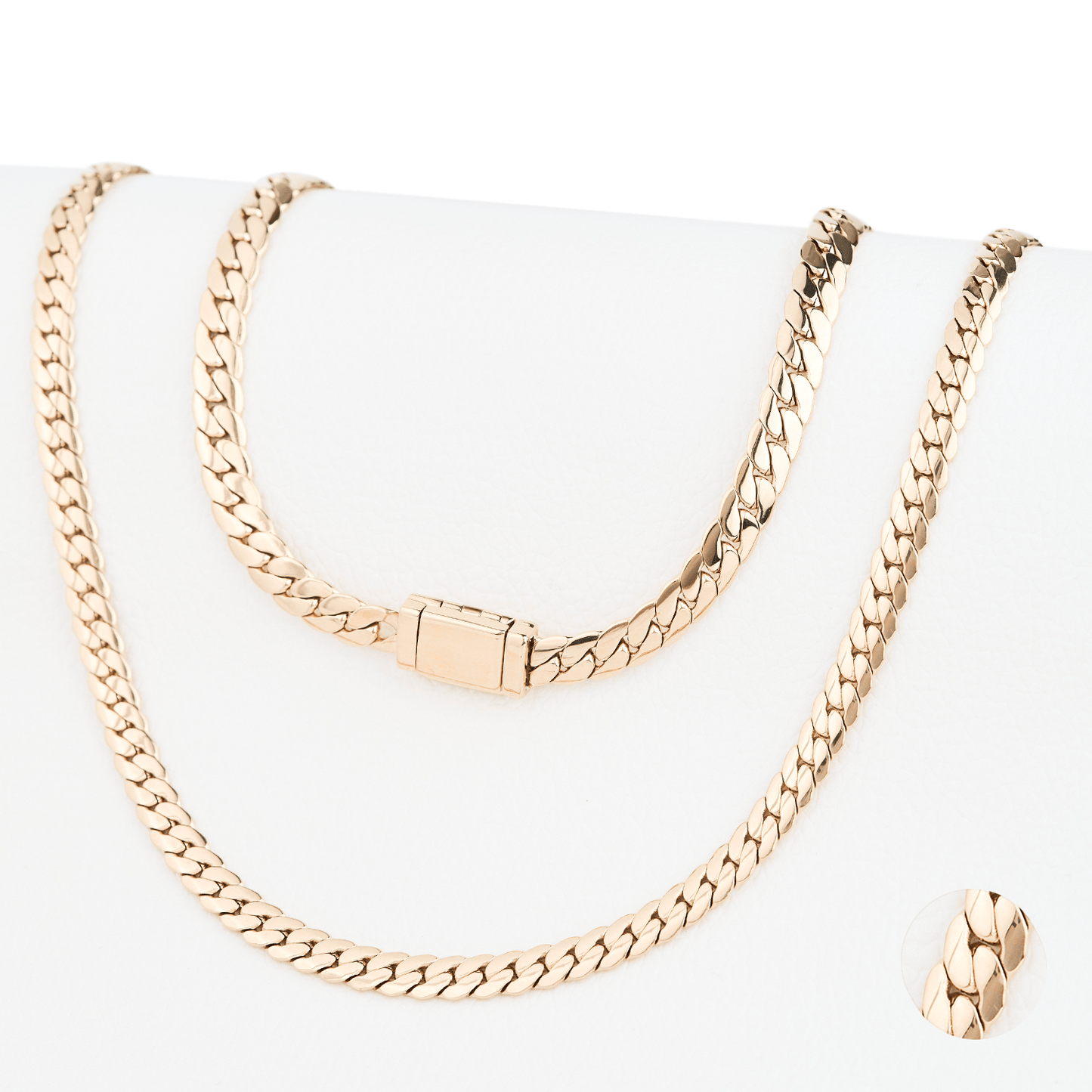 CADENA SERPIENTE LISA ORO LAMINADO 18K