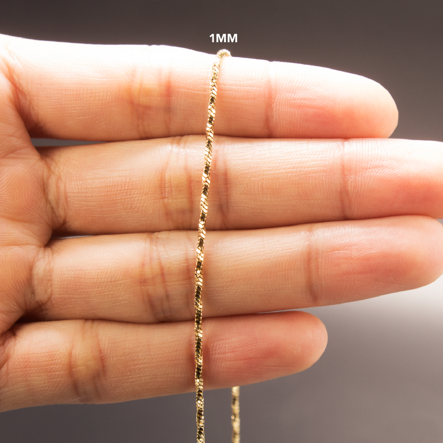 CADENA MUJER SINGAPUR ORO LAMINADO 18K