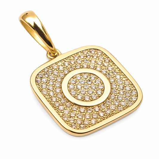 Colgante Instagram Oro Laminado 18k