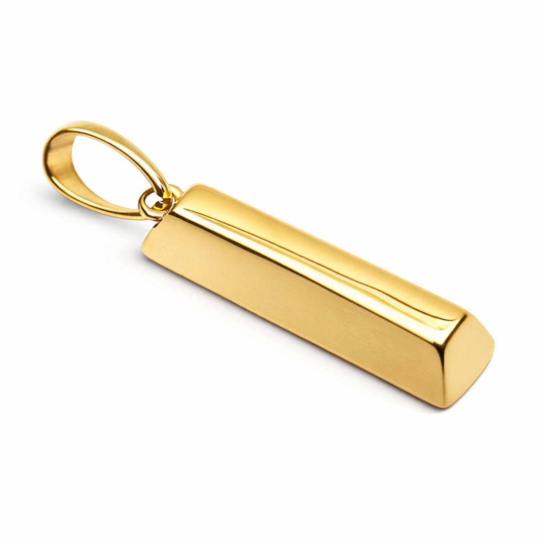 Colgante Lingote Oro Laminado 18k