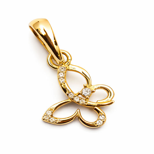 Colgante Mariposa Oro Laminado 18k