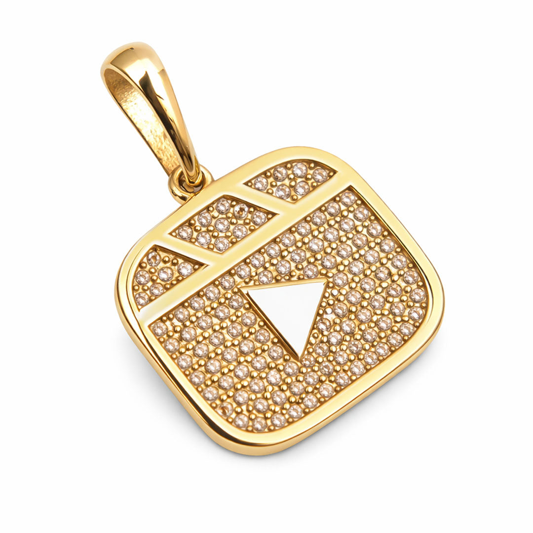 Colgante Youtube Oro Laminado 18k