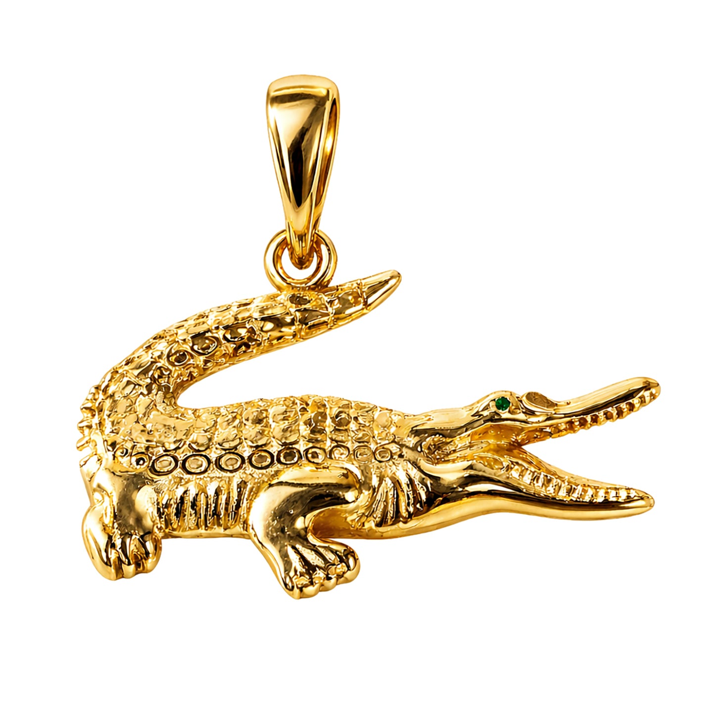 Colgante Cocodrilo Oro Laminado 18k